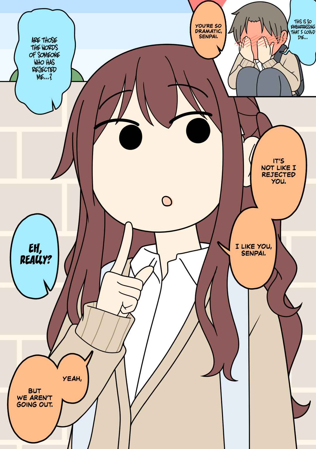 Page 2 Chapter 2 Tsukiatteinai Senpai to Kouhai