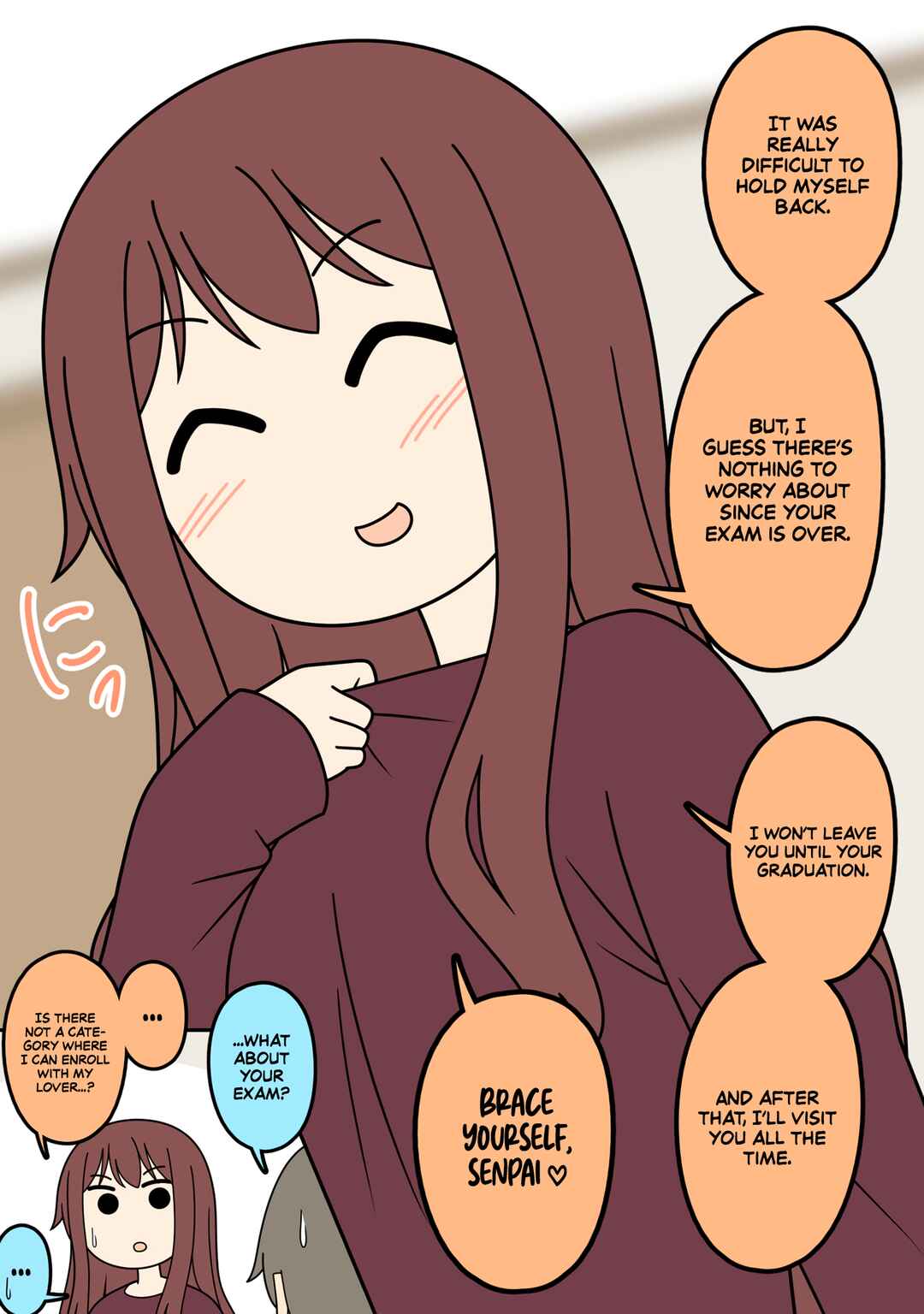 Page 3 Chapter 25 Tsukiatteinai Senpai to Kouhai