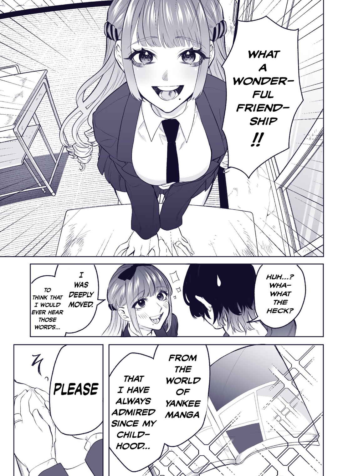 Page 4 Chapter 2 Yankee Koukou ni Ojousama (Pre-Serialization)