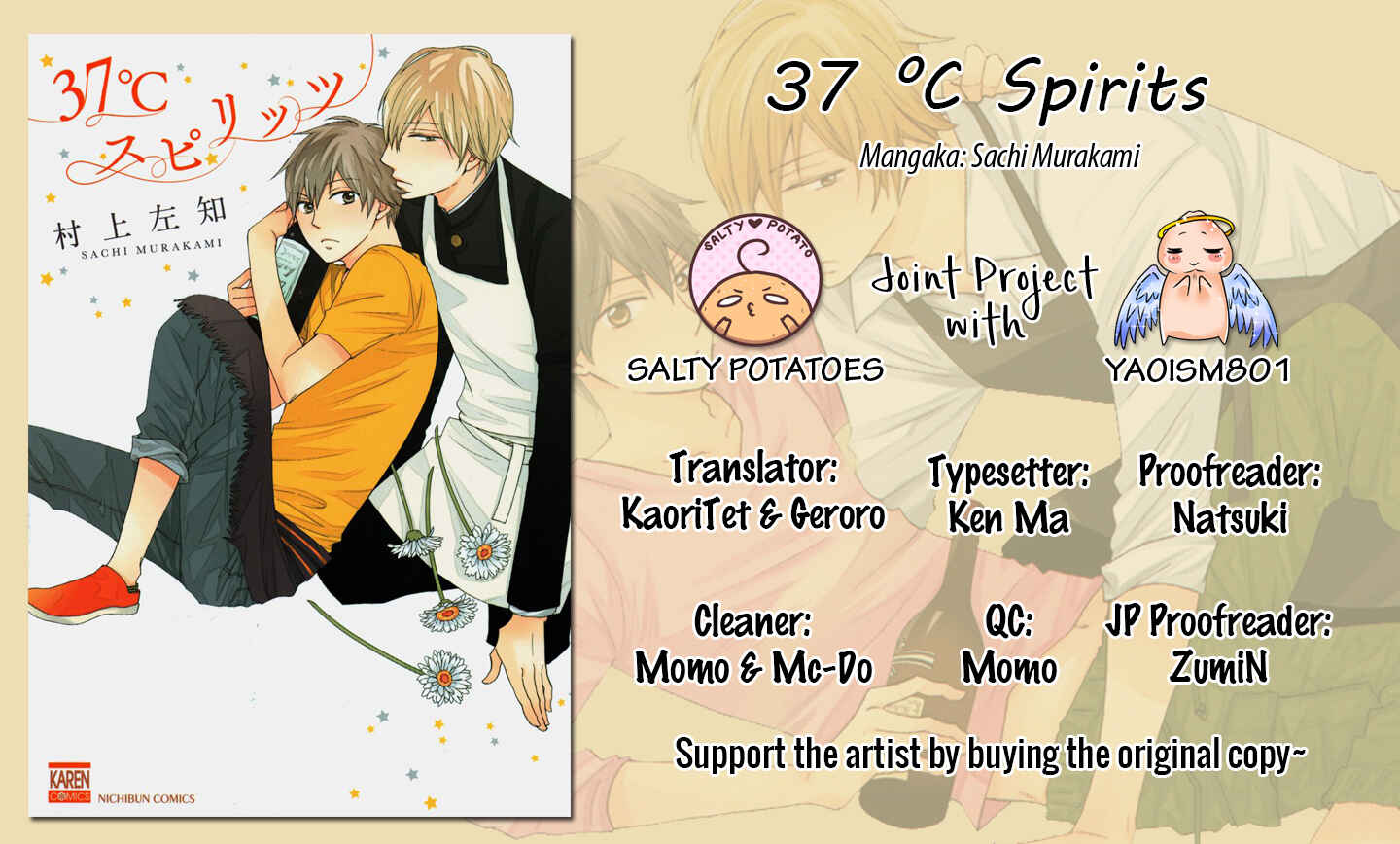 Page 1 Chapter 3 37°C Spirits