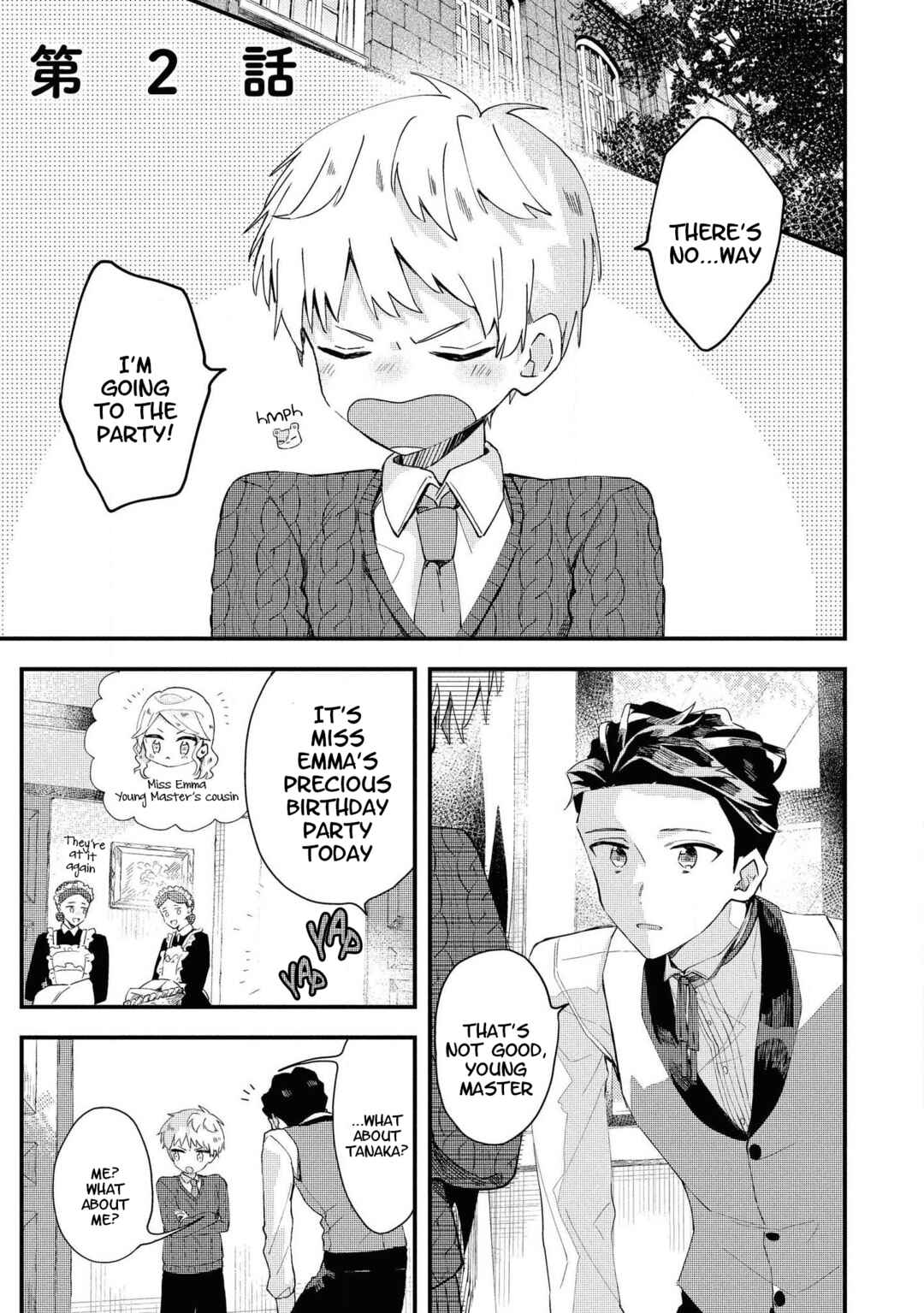 Page 3 Chapter 2 Kinpatsu Obotchama to Nihonjin Shitsuji