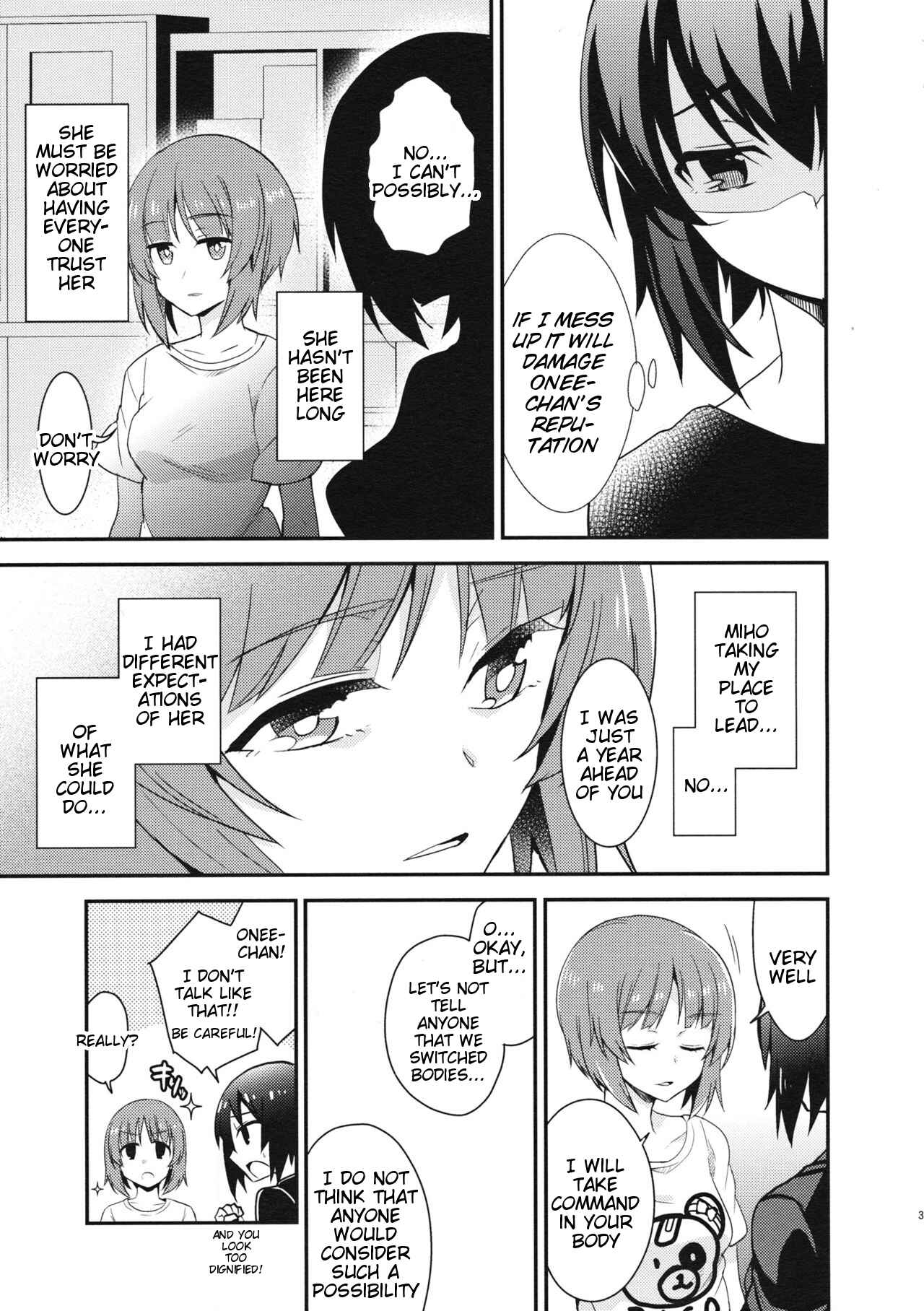 Page 5 Chapter Unknown_5b4b Girls und Panzer - Nishizumi Incident (Doujinshi)
