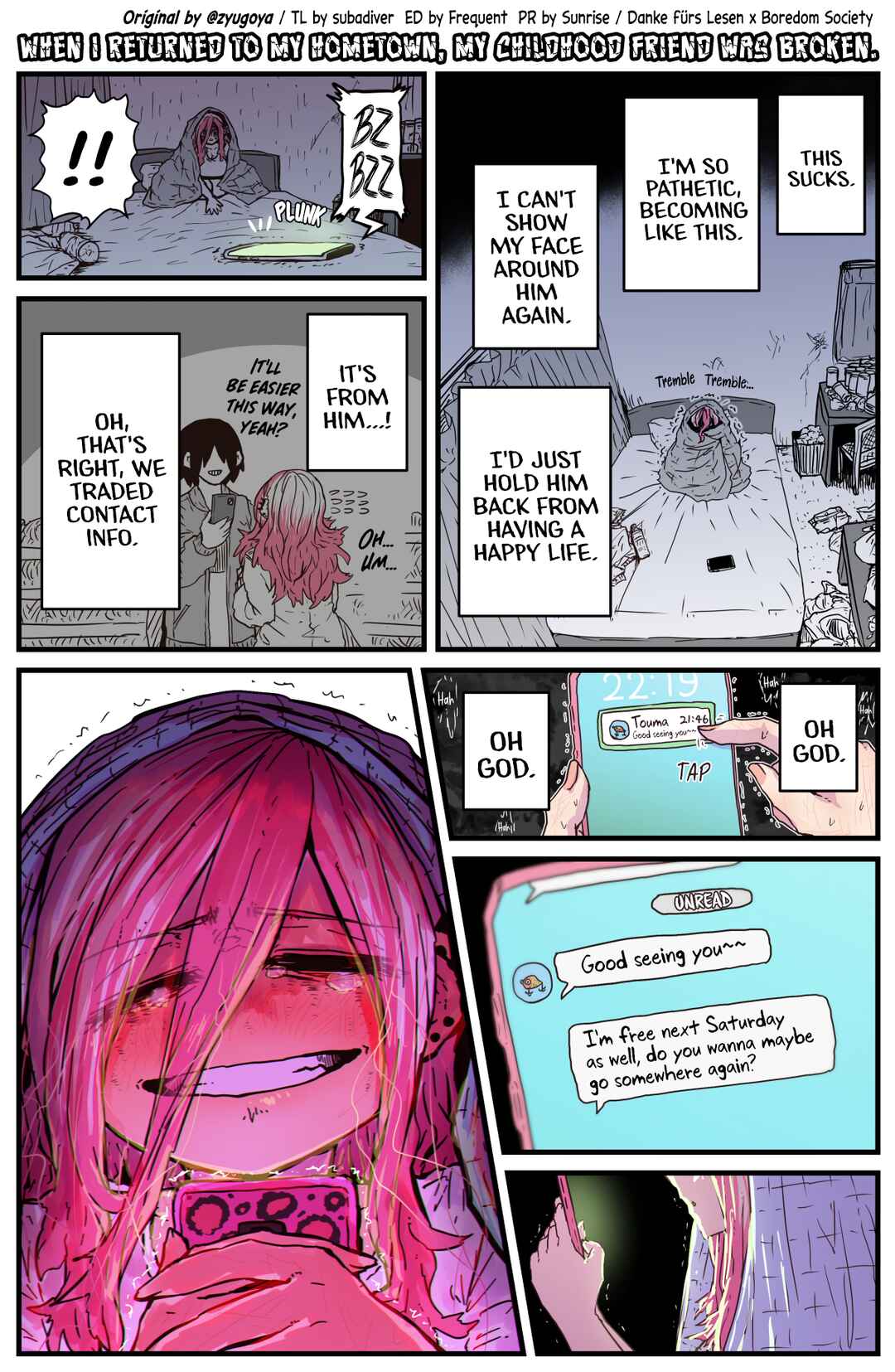 Page 1 Chapter 10 Jimoto ni Kaettekitara Osananajimi ga Kowareteta