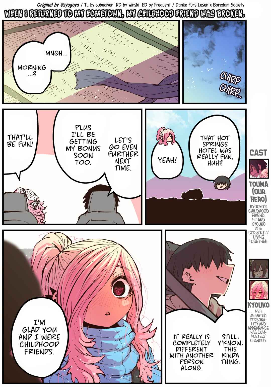 Page 1 Chapter 38 Jimoto ni Kaettekitara Osananajimi ga Kowareteta