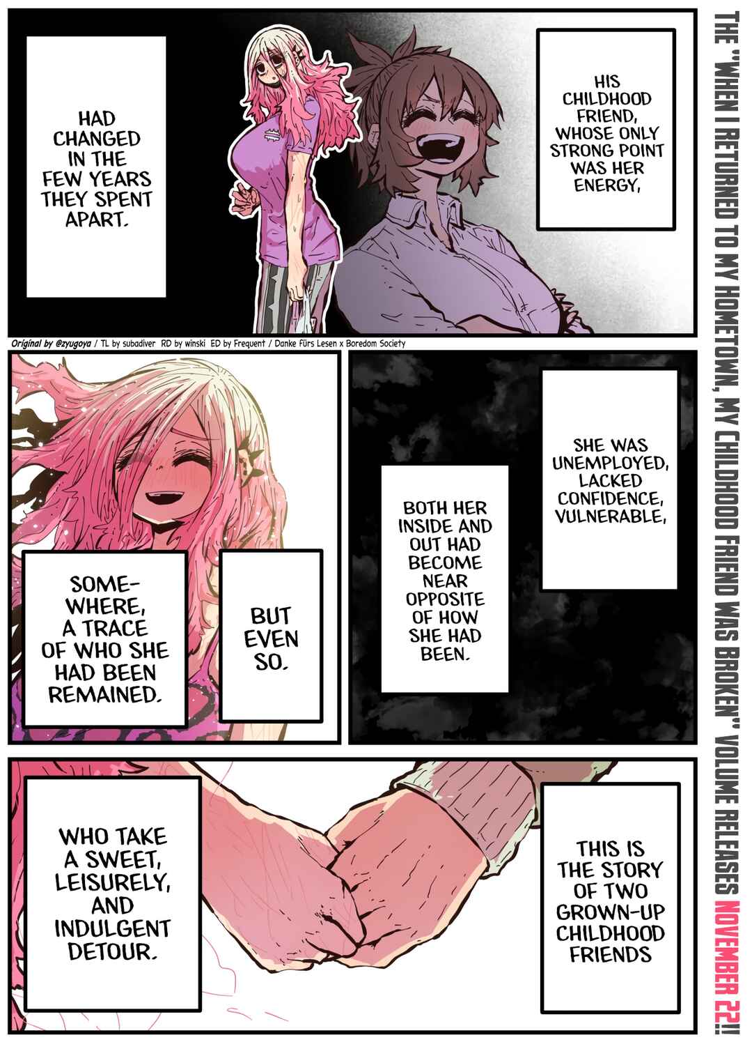 Page 1 Chapter 50.1 Jimoto ni Kaettekitara Osananajimi ga Kowareteta