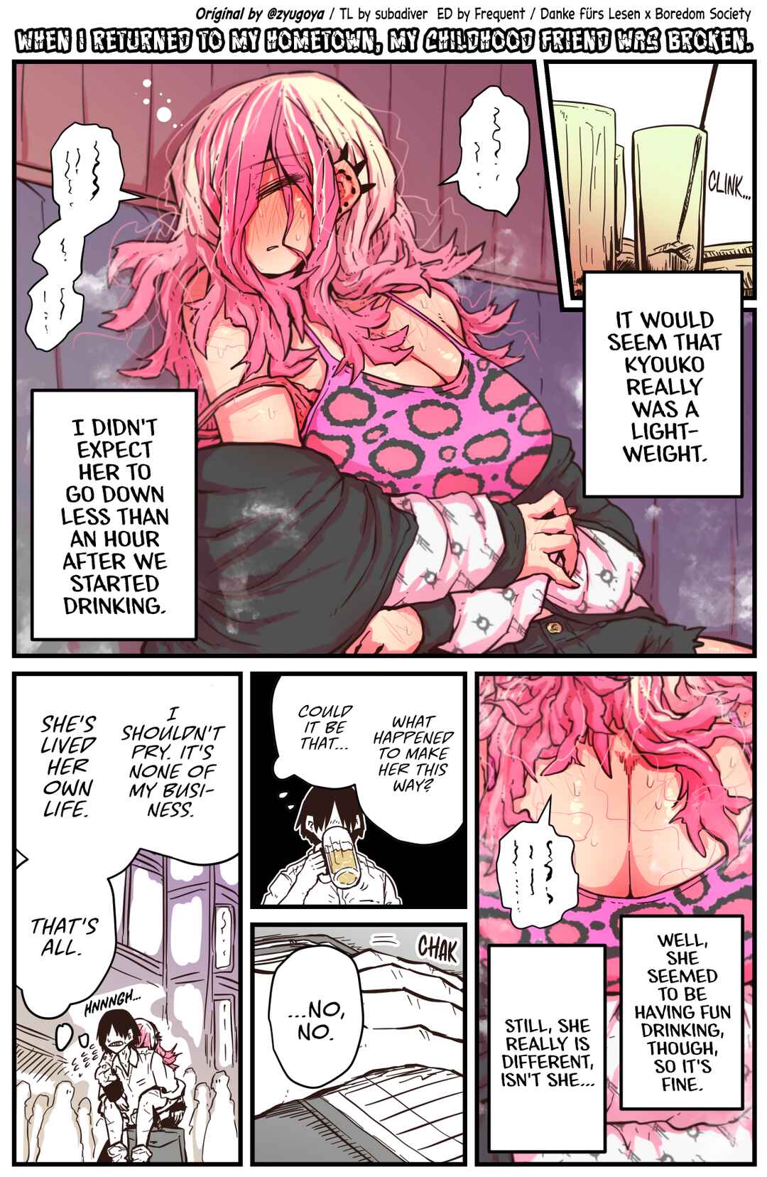 Page 1 Chapter 13 Jimoto ni Kaettekitara Osananajimi ga Kowareteta