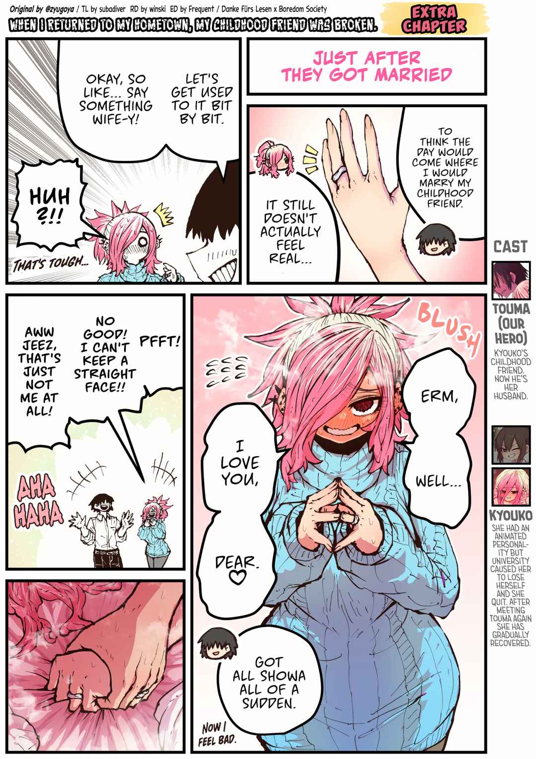 Page 1 Chapter 47.5 Jimoto ni Kaettekitara Osananajimi ga Kowareteta