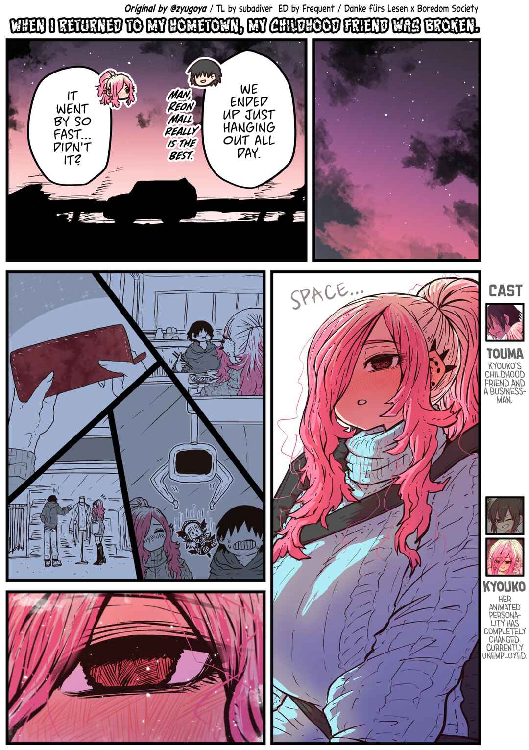 Page 1 Chapter 21 Jimoto ni Kaettekitara Osananajimi ga Kowareteta