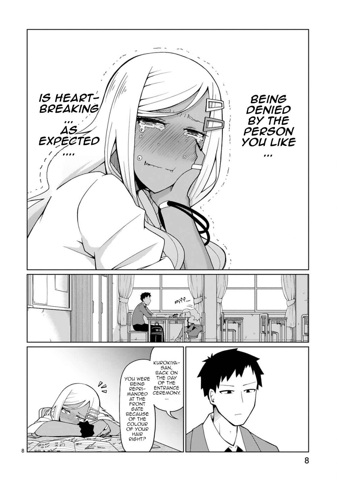 Page 8 Chapter 2 Tedama ni Toritai Kurokiya-san