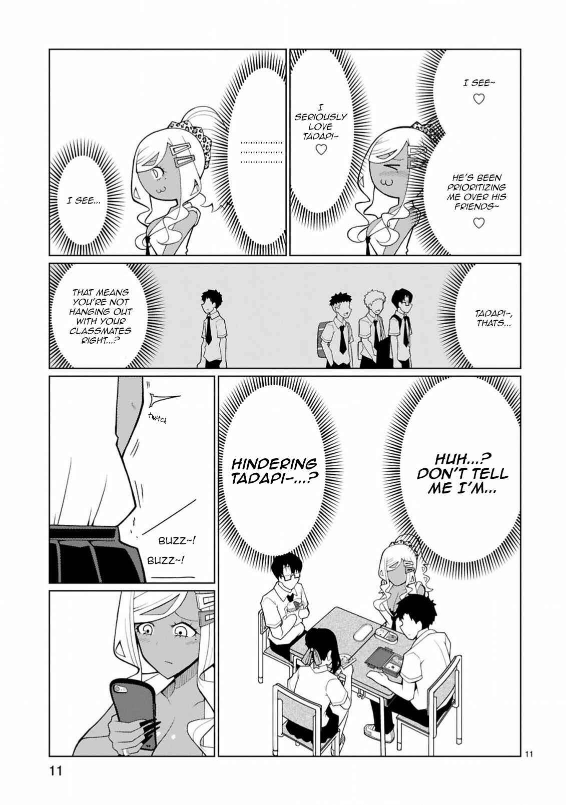Page 11 Chapter 9 Tedama ni Toritai Kurokiya-san