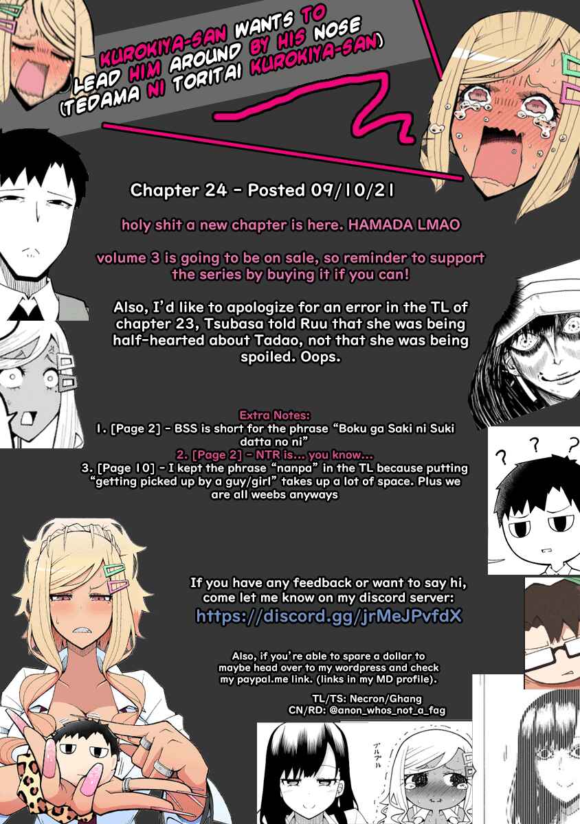 Page 21 Chapter 24 Tedama ni Toritai Kurokiya-san