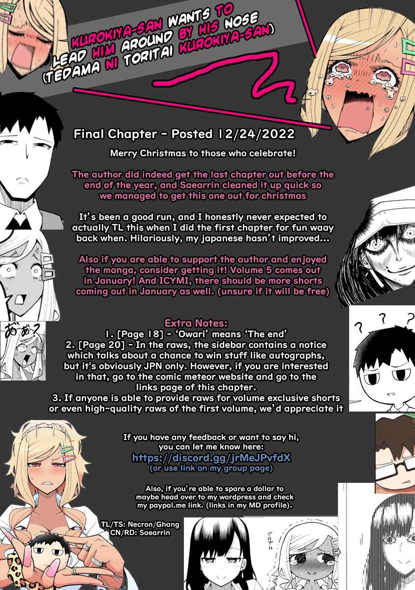 Page 21 Chapter 38 Tedama ni Toritai Kurokiya-san