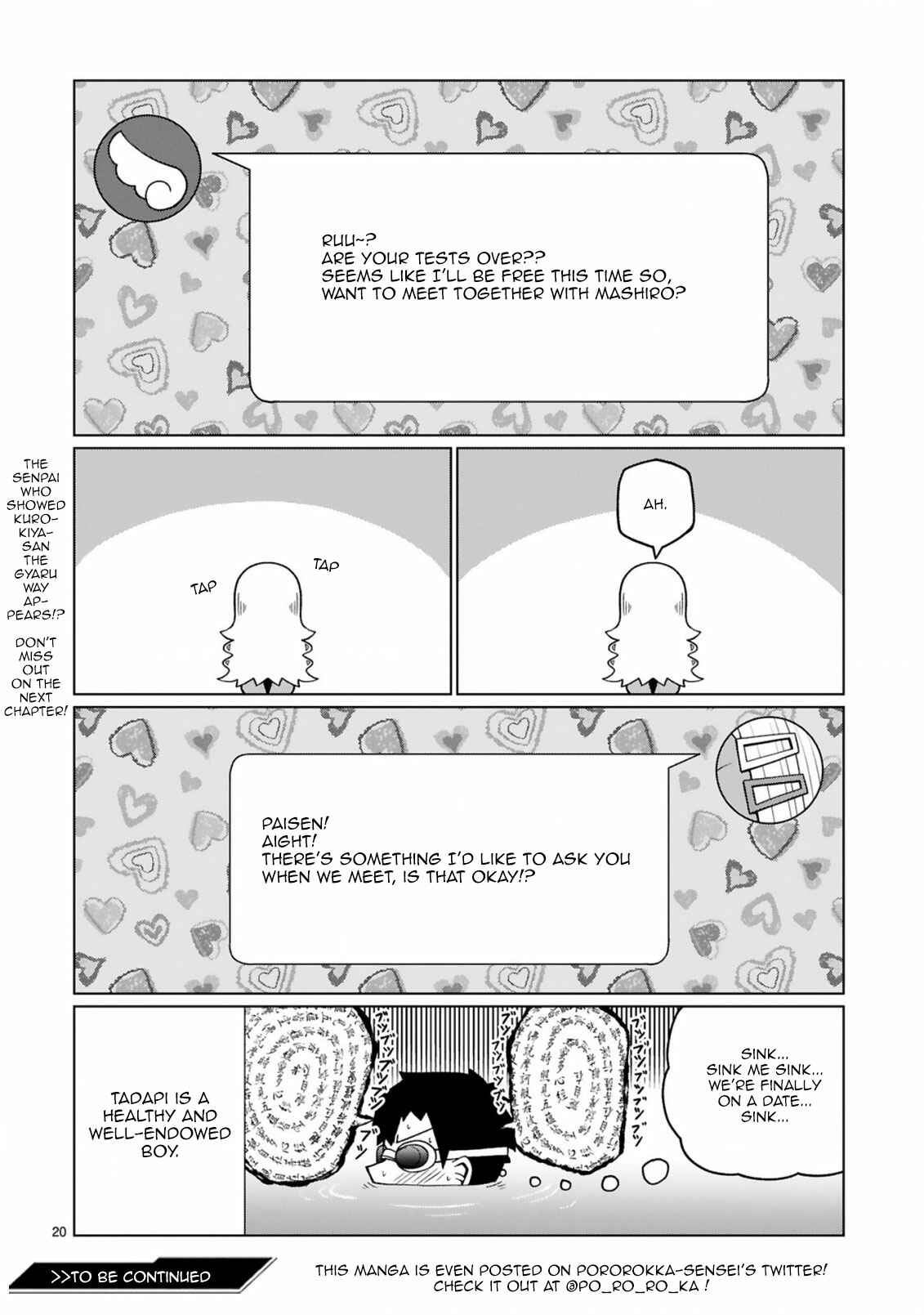 Page 21 Chapter 15 Tedama ni Toritai Kurokiya-san