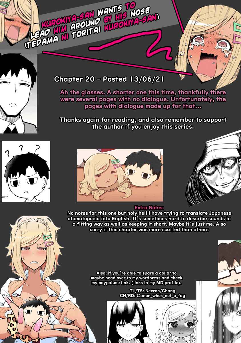 Page 17 Chapter 20 Tedama ni Toritai Kurokiya-san