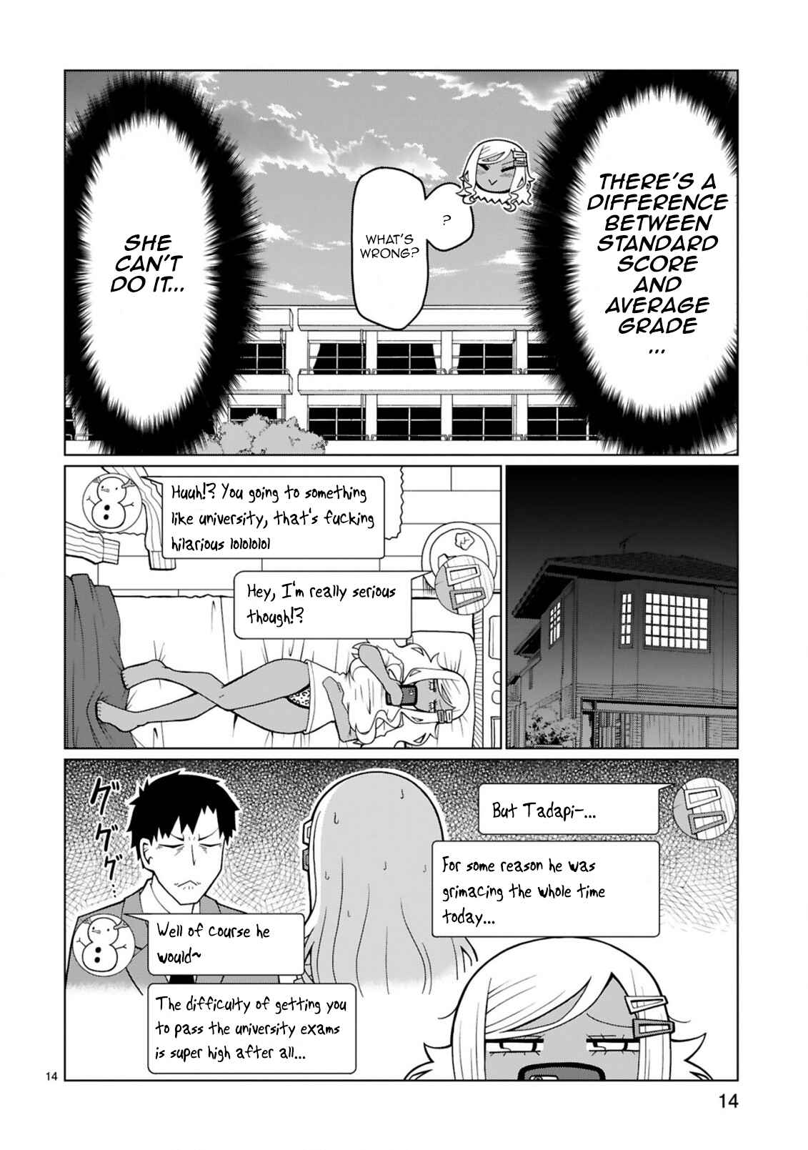 Page 14 Chapter 4 Tedama ni Toritai Kurokiya-san