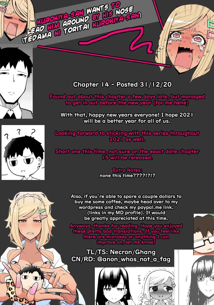 Page 12 Chapter 14 Tedama ni Toritai Kurokiya-san