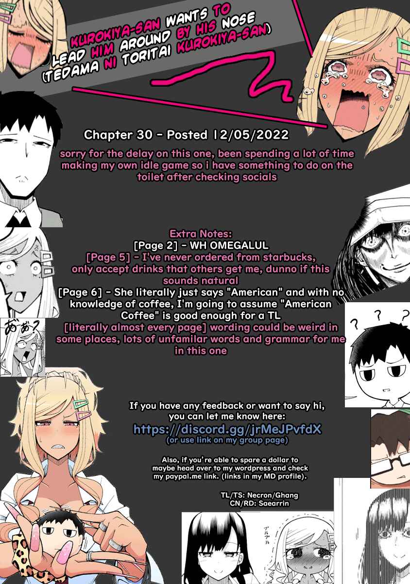 Page 19 Chapter 30 Tedama ni Toritai Kurokiya-san