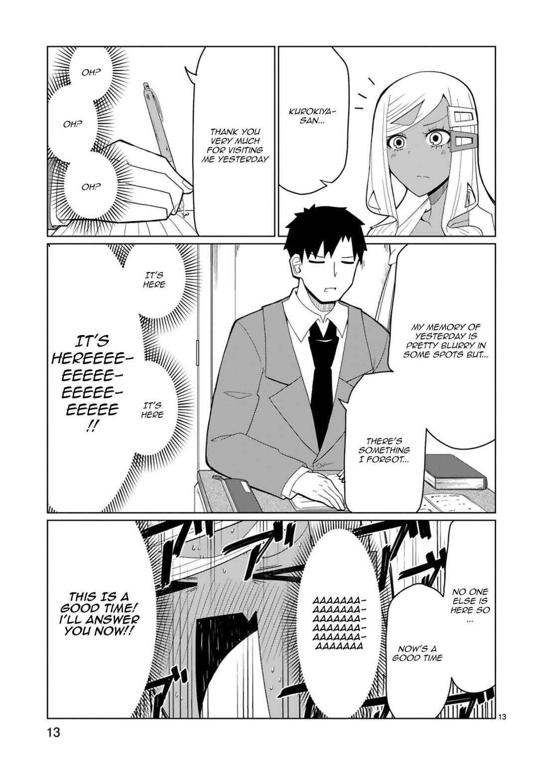 Page 13 Chapter 36 Tedama ni Toritai Kurokiya-san