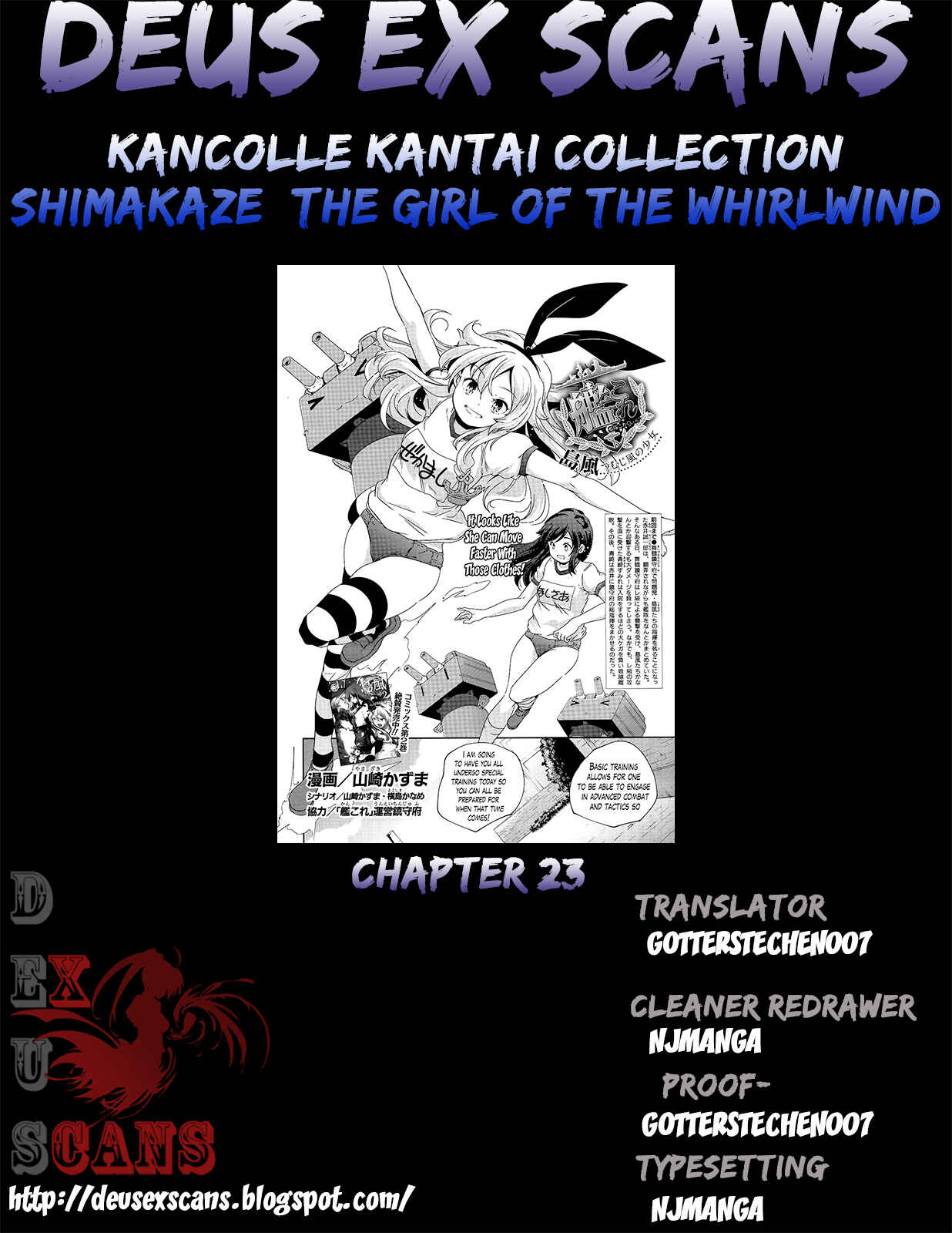 Page 17 Chapter 23 Kantai Collection -KanColle- Shimakaze Tsumujikaze no Shoujo