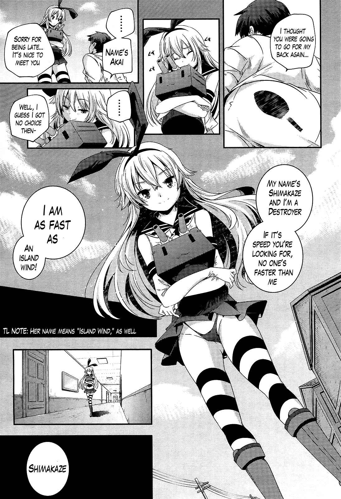 Page 27 Chapter 1 Kantai Collection -KanColle- Shimakaze Tsumujikaze no Shoujo
