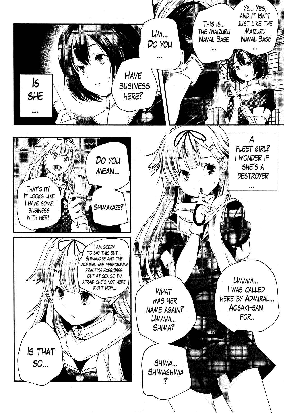 Page 2 Chapter 7 Kantai Collection -KanColle- Shimakaze Tsumujikaze no Shoujo