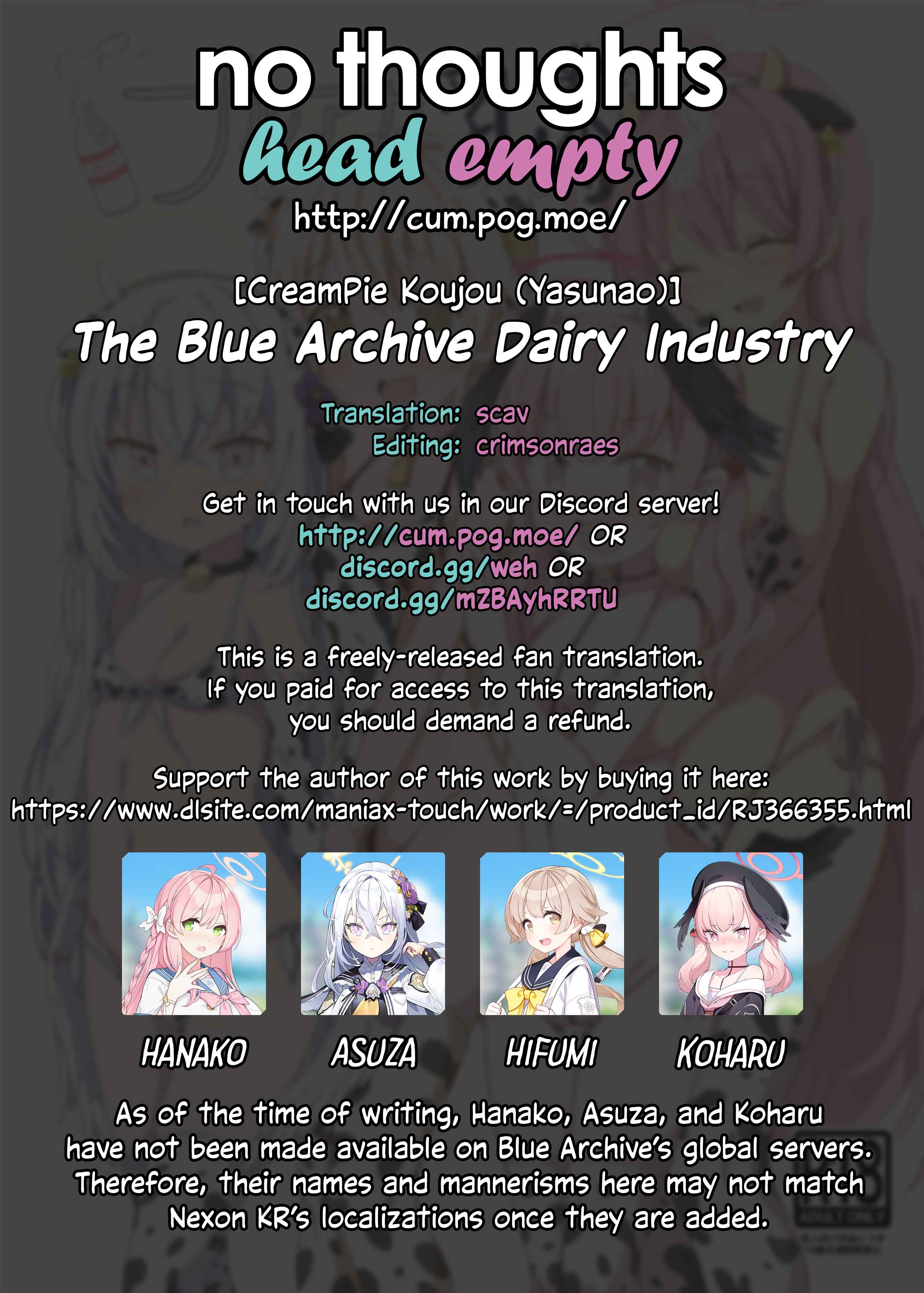 Page 19 Chapter 1 Blue Archive - The Blue Archive Dairy Industry