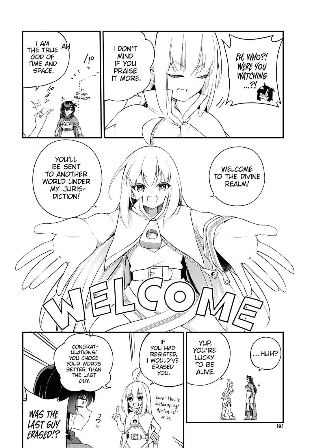 Page 8 Chapter 1 Ato wa Gojiyuu ni Douzo! ~Tutorial de Kami-sama ga Last Boss wo Taoshi Chatta node Watashi wa Suki Houdai Ikiteiku~