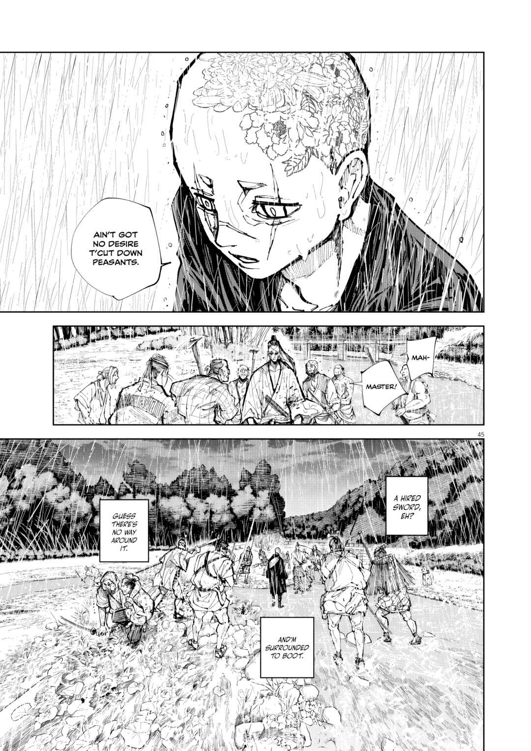 Page 45 Chapter 0 The Tale of Zatoichi NOIR