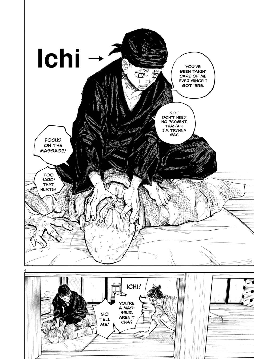 Page 6 Chapter 0 The Tale of Zatoichi NOIR