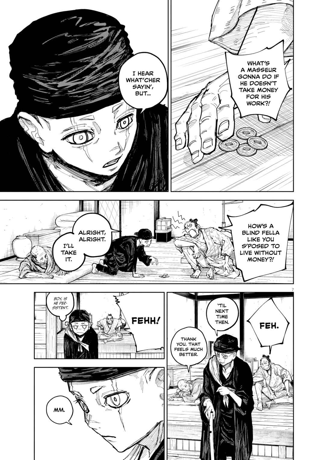Page 7 Chapter 0 The Tale of Zatoichi NOIR