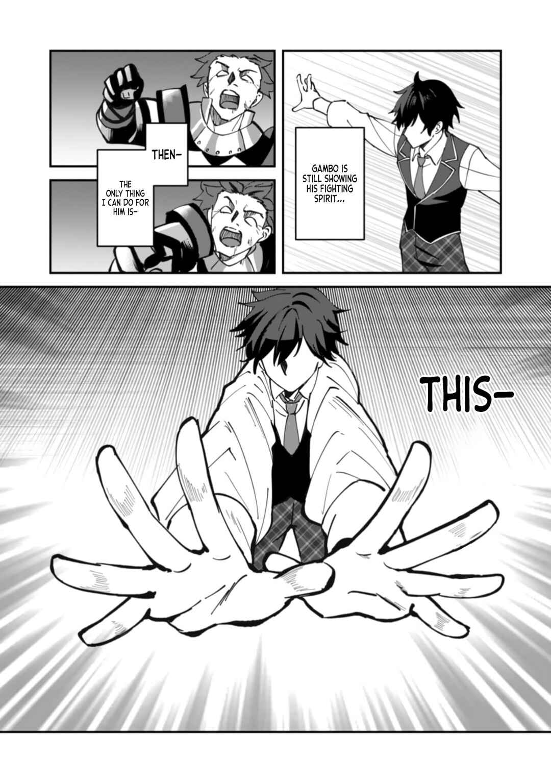 Page 24 Chapter 4 Hazure Skill Nendouryoku (Tadashi Level MAX) de Musou suru ~Te wo Kazasu Dake desu. Eishou to ka Hissatsu Waza to ka Irimasen. Nenjiru Dake de Taosemasu~
