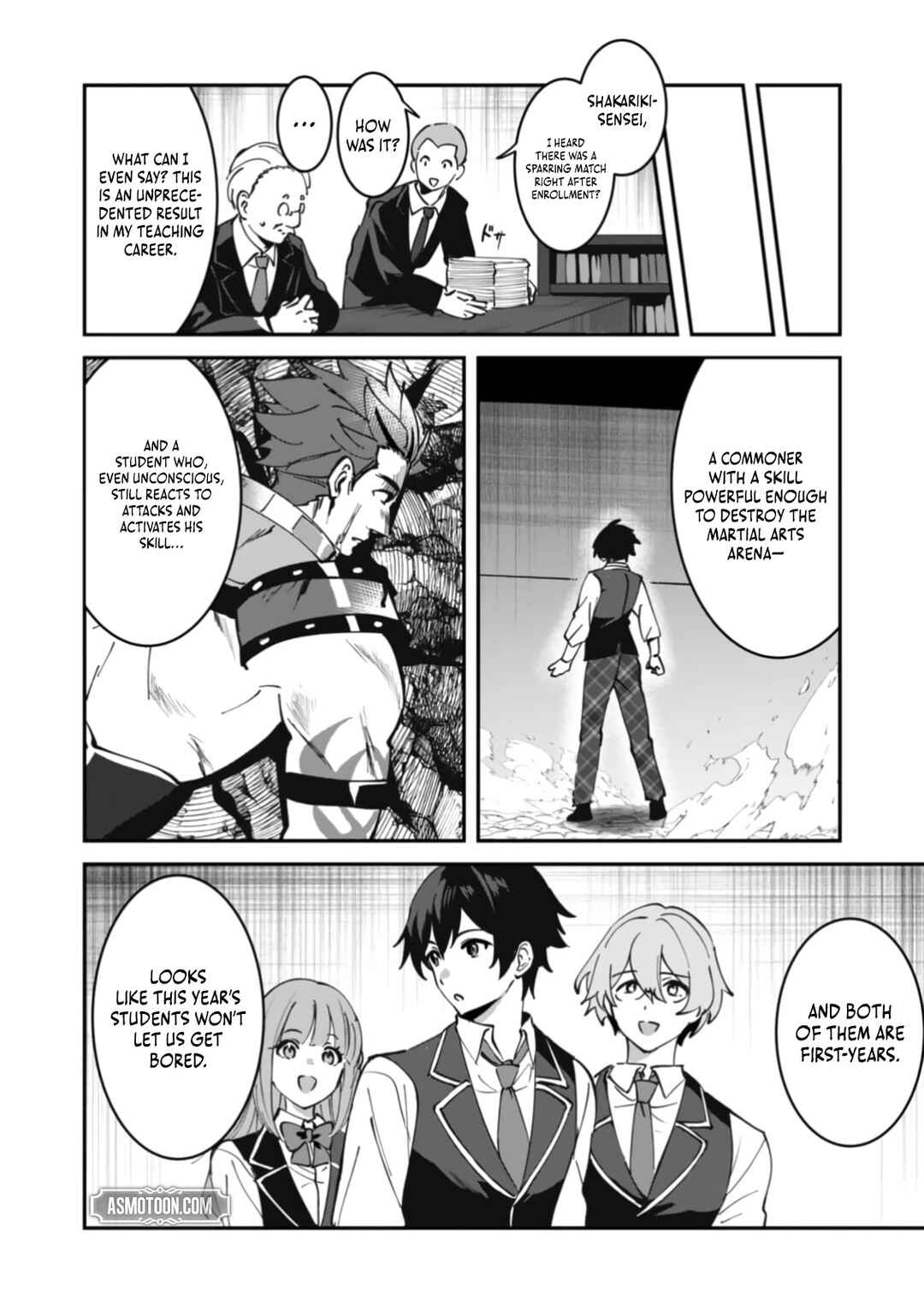 Page 27 Chapter 4 Hazure Skill Nendouryoku (Tadashi Level MAX) de Musou suru ~Te wo Kazasu Dake desu. Eishou to ka Hissatsu Waza to ka Irimasen. Nenjiru Dake de Taosemasu~
