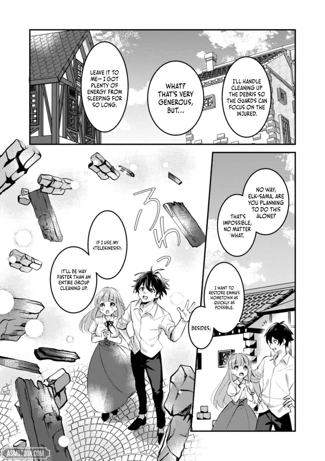 Page 29 Chapter 2 Hazure Skill Nendouryoku (Tadashi Level MAX) de Musou suru ~Te wo Kazasu Dake desu. Eishou to ka Hissatsu Waza to ka Irimasen. Nenjiru Dake de Taosemasu~