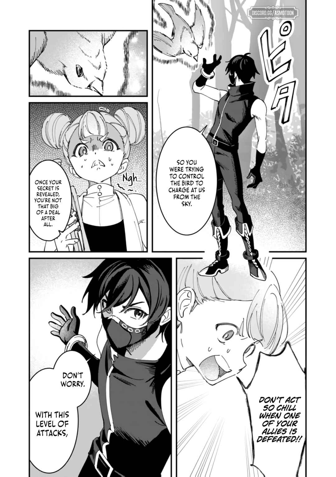 Page 8 Chapter 14 Hazure Skill Nendouryoku (Tadashi Level MAX) de Musou suru ~Te wo Kazasu Dake desu. Eishou to ka Hissatsu Waza to ka Irimasen. Nenjiru Dake de Taosemasu~