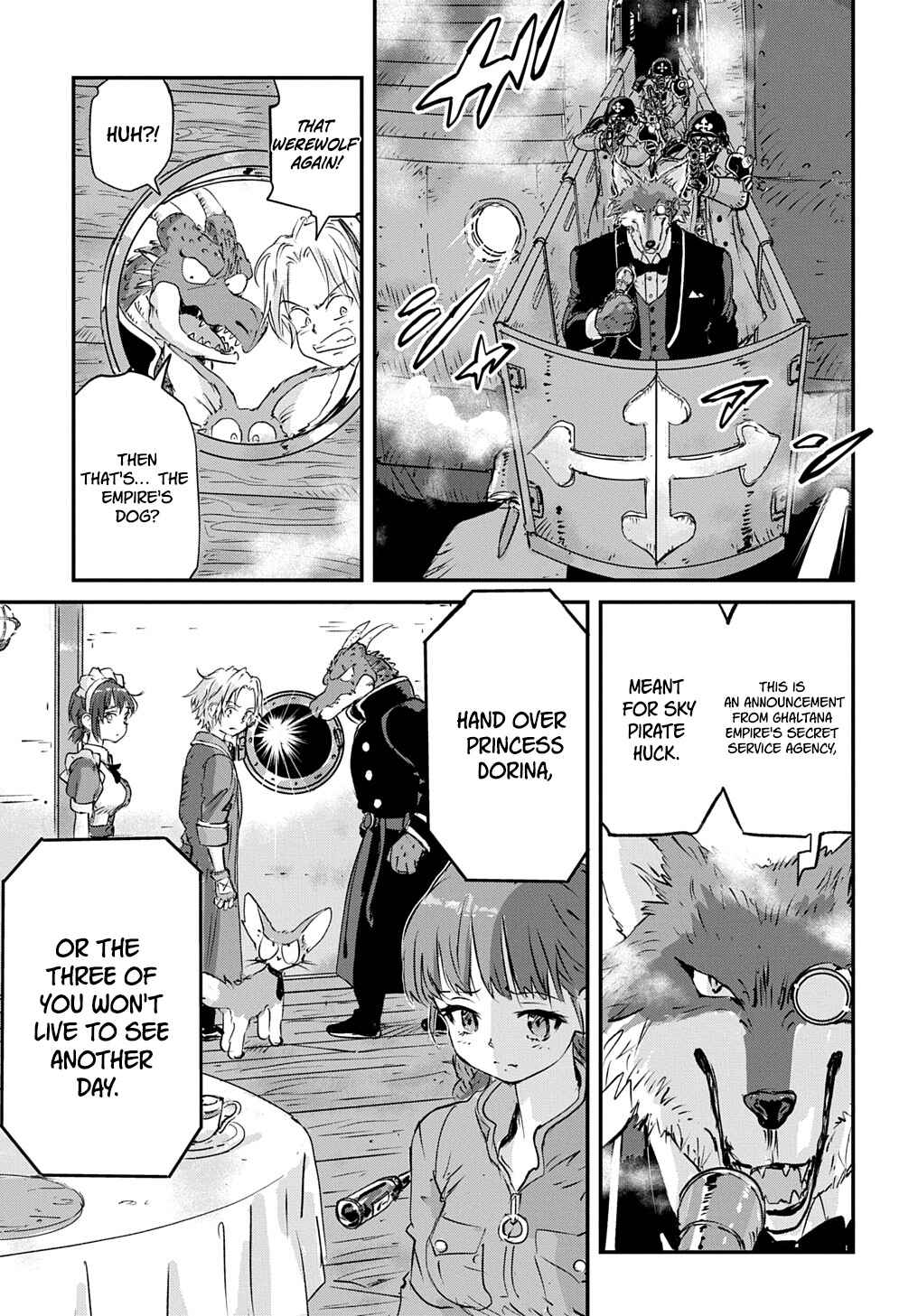 Page 4 Chapter 4 Kuuzoku Huck to Jouki no Hime