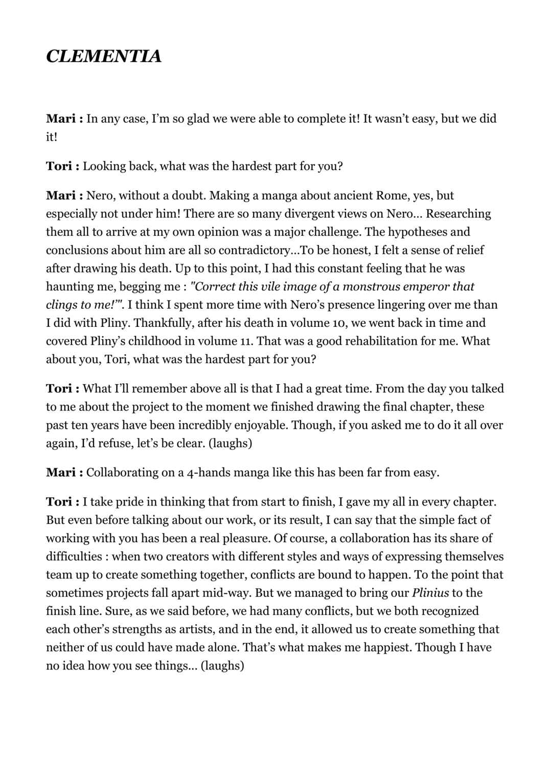 Page 6 Chapter 84.5 Plinivs