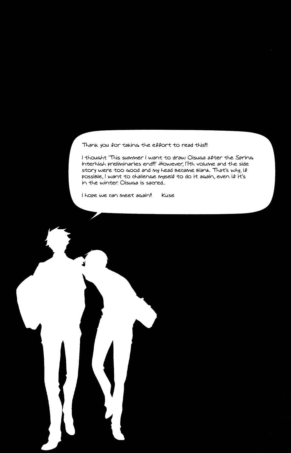 Page 37 Chapter Unknown_12f0 Haikyuu!! - Rabbit Song (Doujinshi)