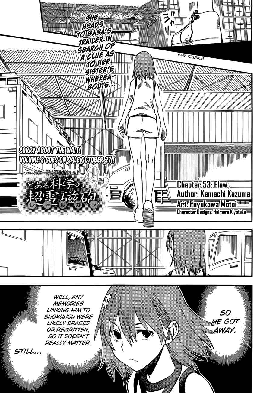 Page 1 Chapter 53 Toaru Majutsu no Index Gaiden - Toaru Kagaku no Railgun