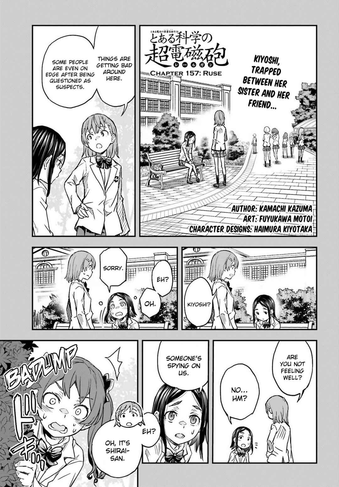 Page 1 Chapter 157 Toaru Majutsu no Index Gaiden - Toaru Kagaku no Railgun