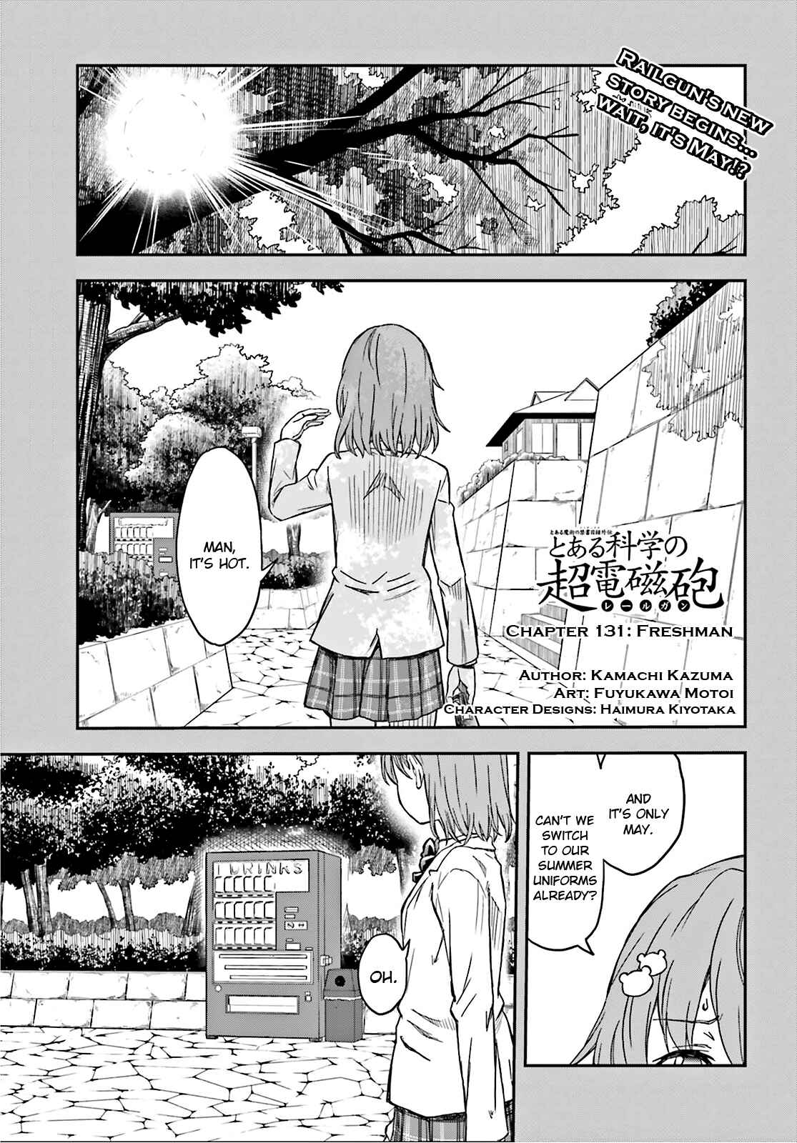 Page 1 Chapter 131 Toaru Majutsu no Index Gaiden - Toaru Kagaku no Railgun