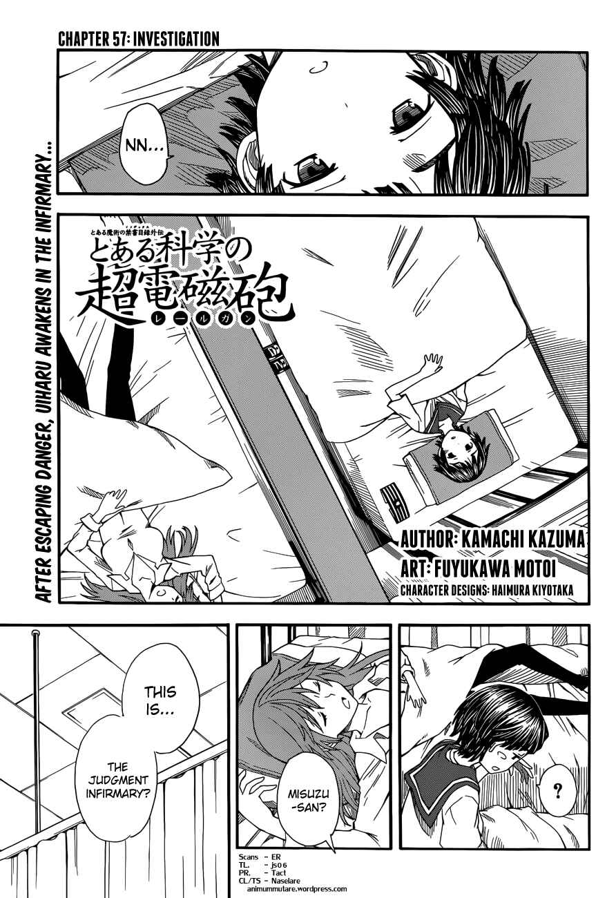 Page 1 Chapter 57 Toaru Majutsu no Index Gaiden - Toaru Kagaku no Railgun