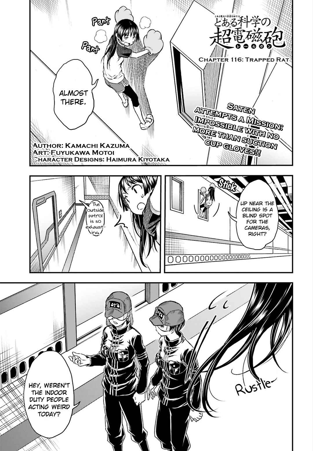 Page 1 Chapter 116 Toaru Majutsu no Index Gaiden - Toaru Kagaku no Railgun