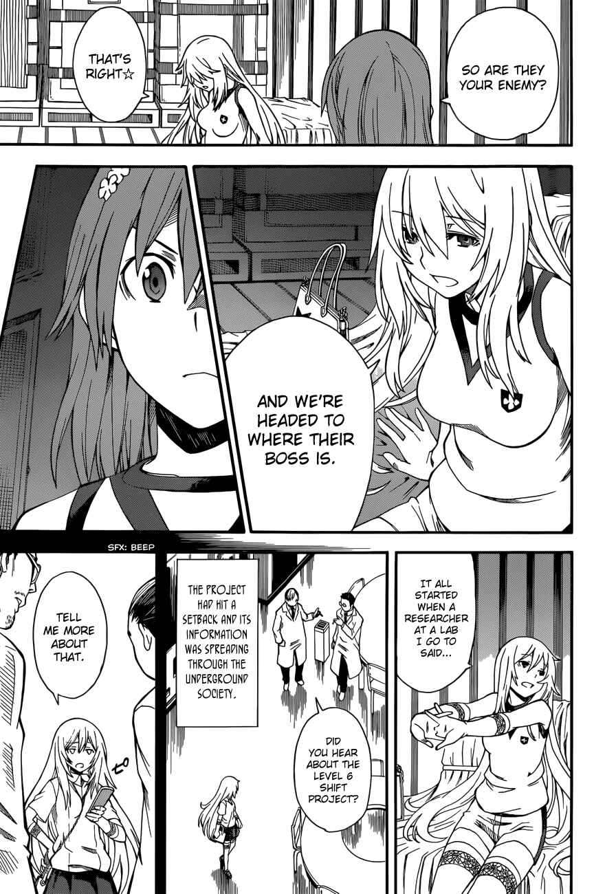 Page 13 Chapter 55 Toaru Majutsu no Index Gaiden - Toaru Kagaku no Railgun
