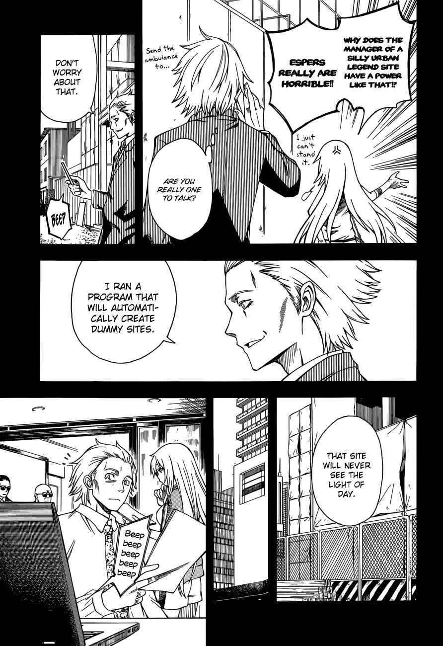 Page 9 Chapter 55 Toaru Majutsu no Index Gaiden - Toaru Kagaku no Railgun