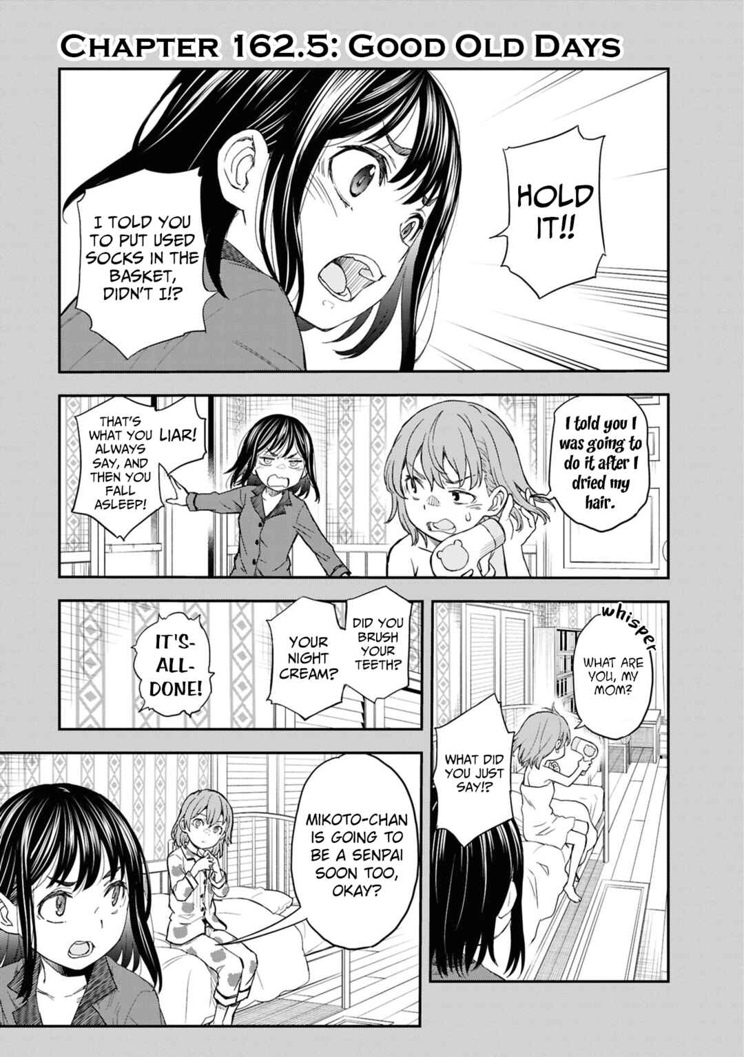 Page 1 Chapter 162.5 Toaru Majutsu no Index Gaiden - Toaru Kagaku no Railgun