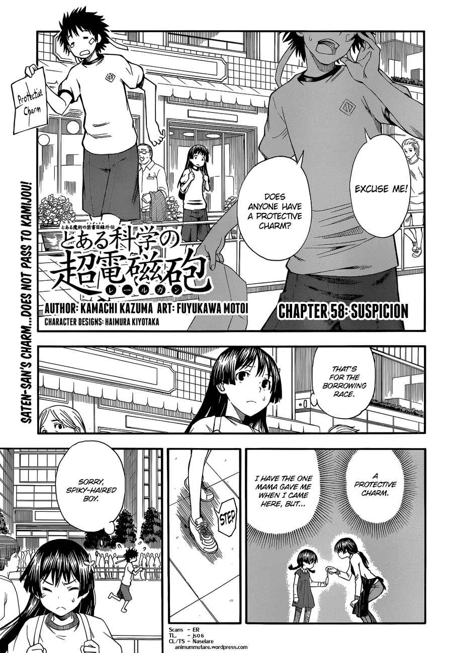 Page 1 Chapter 58 Toaru Majutsu no Index Gaiden - Toaru Kagaku no Railgun