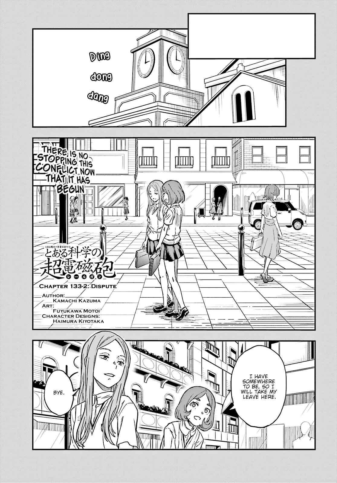 Page 1 Chapter 133.2 Toaru Majutsu no Index Gaiden - Toaru Kagaku no Railgun