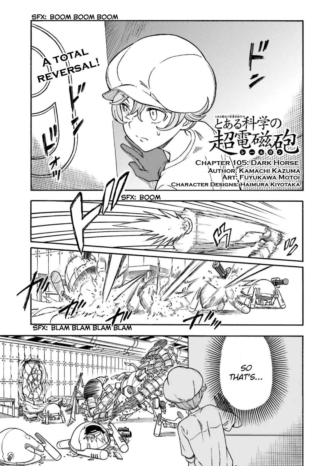 Page 1 Chapter 105 Toaru Majutsu no Index Gaiden - Toaru Kagaku no Railgun