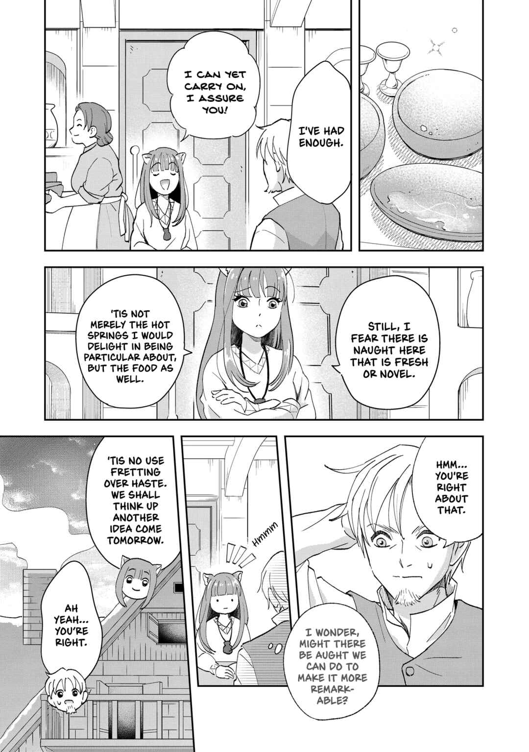 Page 7 Chapter 1.1 Spice & Wolf Restaurant: Gourmet Exploration