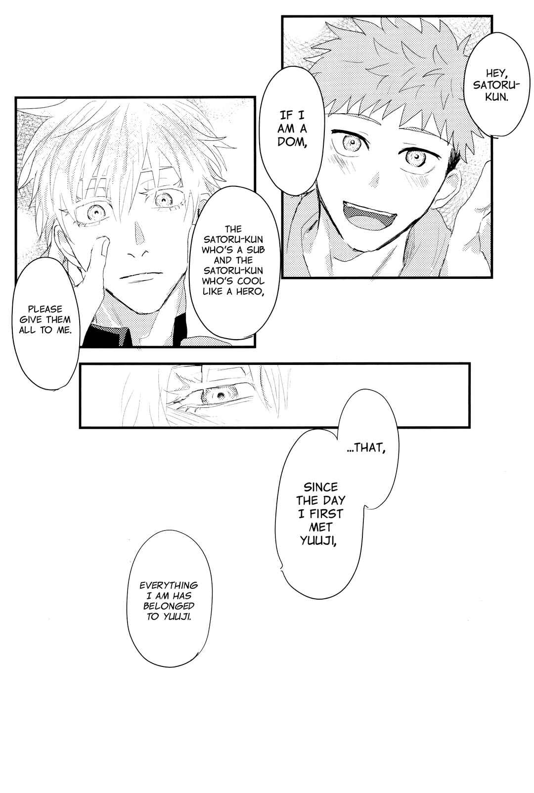 Page 32 Chapter Unknown_3e19 Jujutsu Kaisen - Kimi no Subete ni Naritai (Doujinshi)
